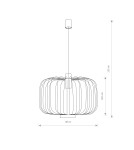 Pendant lamps - Nowodvorski ALLAN Suspended Ceiling Max power 1x35W GU10 Black 6941 - product 2