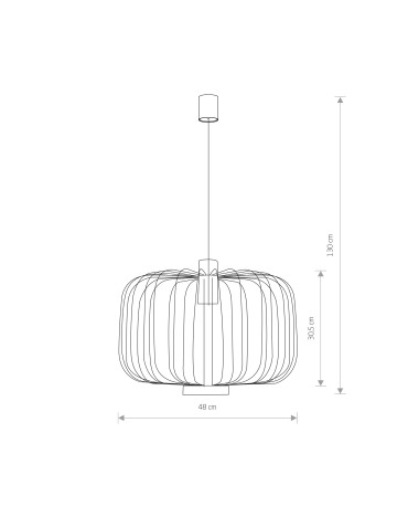 Nowodvorski ALLAN Suspended Ceiling Max power 1x35W GU10 Black 6941 - product 2