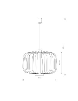 Nowodvorski ALLAN Suspended Ceiling Max power 1x35W GU10 Black 6941 - product 2