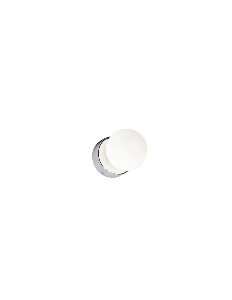 Bathroom wall lamps - Nowodvorski BRAZOS Wall Mounted Max power 1x25W G9 IP44 White 6948 - product kolory-swiatla.pl 1