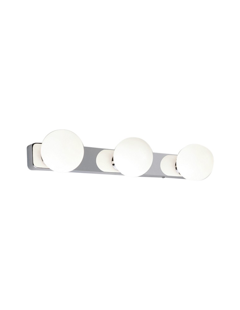 Bathroom wall lamps - Nowodvorski BRAZOS Wall Mounted Max moc 3x25W G9 IP44 Chrome 6951 - product kolory-swiatla.pl 1