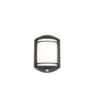 Outdoor lights with motion sensor - Nowodvorski QUARTZ SENSOR Outdoor Wall Mounted Max wattage 1x60W E27 IP21 Black 7016 - product 1