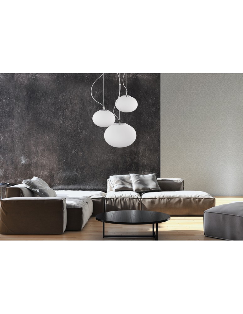 Nowodvorski NUAGE III Wisząca 3xE27 Biały 7027