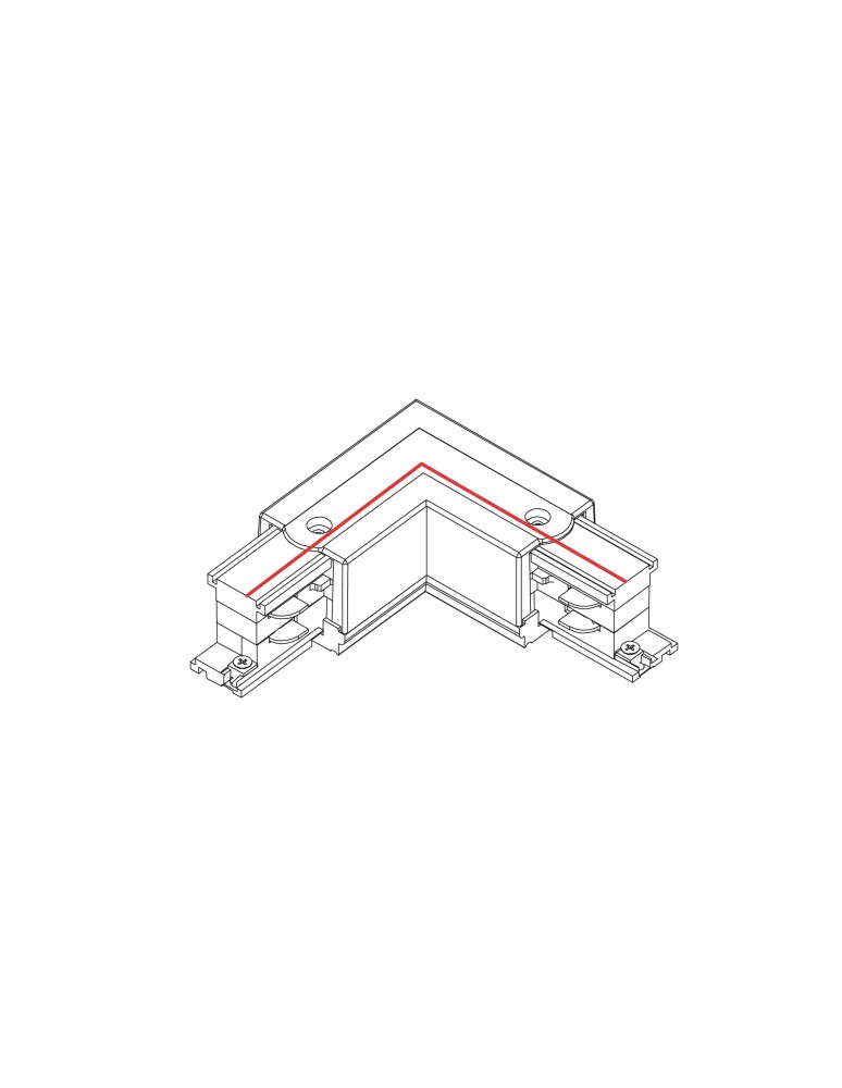 Accessories for 3 phase busbars - Nowodvorski CTLS PWR L CONN RIGHT L-R Commercial LightingConfigurable Systems Surface-mounted Accessories Max power 16A, 3.7kVA  - product kolory-swiatla.pl 2