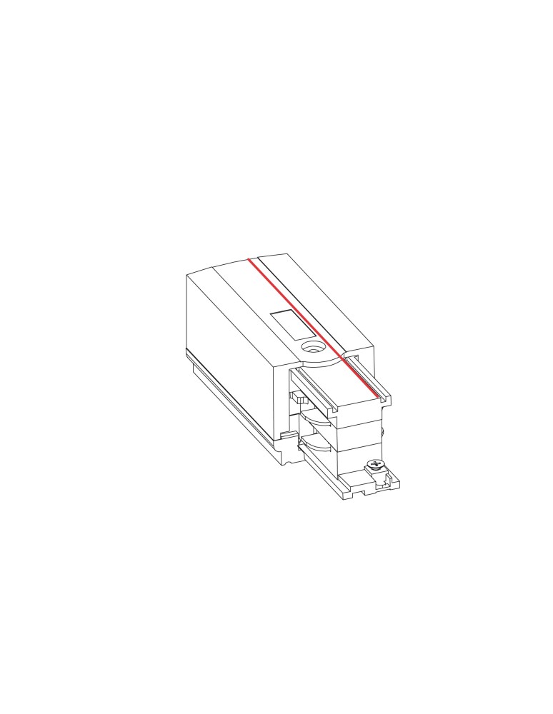 Accessories for 3 phase busbars - Nowodvorski CTLS PWR END CAP LEFT PE-L Commercial lightingConfigurable systems Surface-mounted accessories Max power 16A, 3.7kVA - product kolory-swiatla.pl 2
