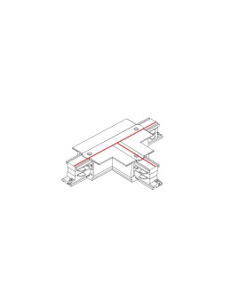 Nowodvorski CTLS REC PWR T CONN LEFT 2 BLK (TL2) Akcesoria Podtynkowe Systemu Czarny 8240 - produkt 2