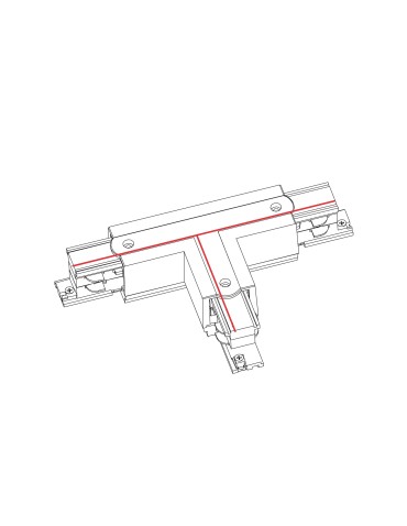 Nowodvorski CTLS PWR T CONN RIGHT 1 TR1 Commercial LightingConfigurable Systems Surface-mounted Accessories Max power 16A,... - product 2
