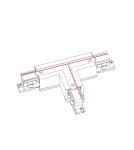 Accessories for 3 phase busbars - Nowodvorski CTLS PWR T CONN LEFT 1 TL-1 Commercial LightingConfigurable Systems Surface-mounted Accessories Max power 16A, 3.7kV - product 2