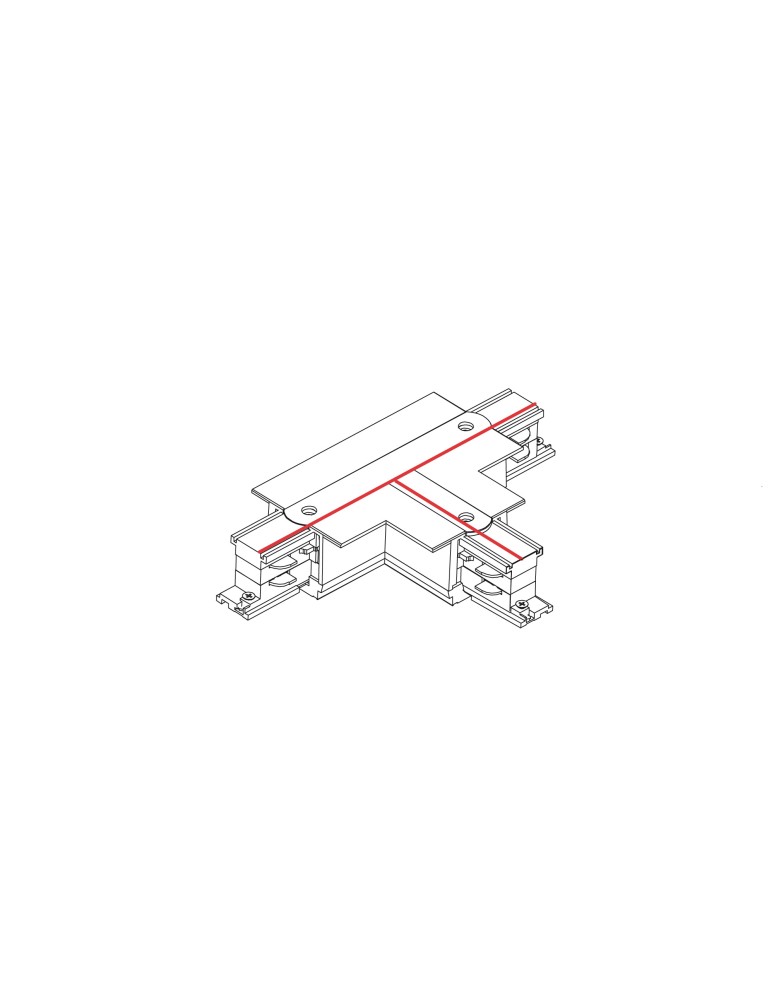 Accessories for 3 phase busbars - Nowodvorski CTLS REC PWR T CONN RIGHT 1 WHT (TR1) Commercial LightingConfigurable Systems Flush Mounted Accessories Max power 16 - product kolory-swiatla.pl 2