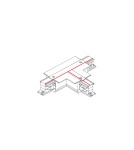 Accessories for 3 phase busbars - Nowodvorski CTLS REC PWR T CONN RIGHT 1 BLK (TR1) Commercial lightingConfigurable systems Flush-mounted accessories Max power 16 - product 2