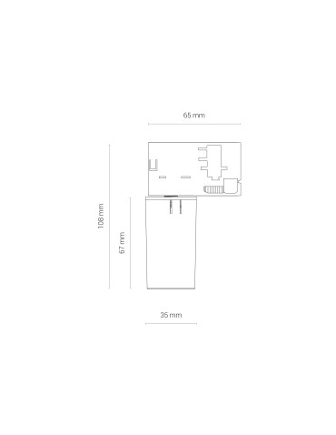 Nowodvorski CTLS ADAPTER FOR CAMELEON SYSTEM Black Adapter for 3F Busbar. - product 2