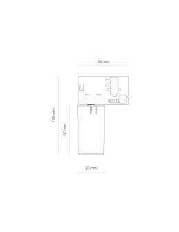 Nowodvorski CTLS ADAPTER FOR CAMELEON SYSTEM Akcesoria Systemu CAMELEON Biały 8282 - produkt 2