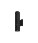 Outdoor wall lamps - Nowodvorski EXE Outdoor Wall Mounted Max wattage 2x35W GU10 IP54 Black 8330 - product 1