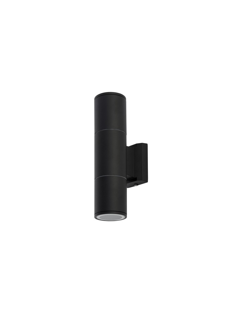 Outdoor wall lamps - Nowodvorski EXE Outdoor Wall Mounted Max wattage 2x35W GU10 IP54 Black 8330 - product kolory-swiatla.pl 1