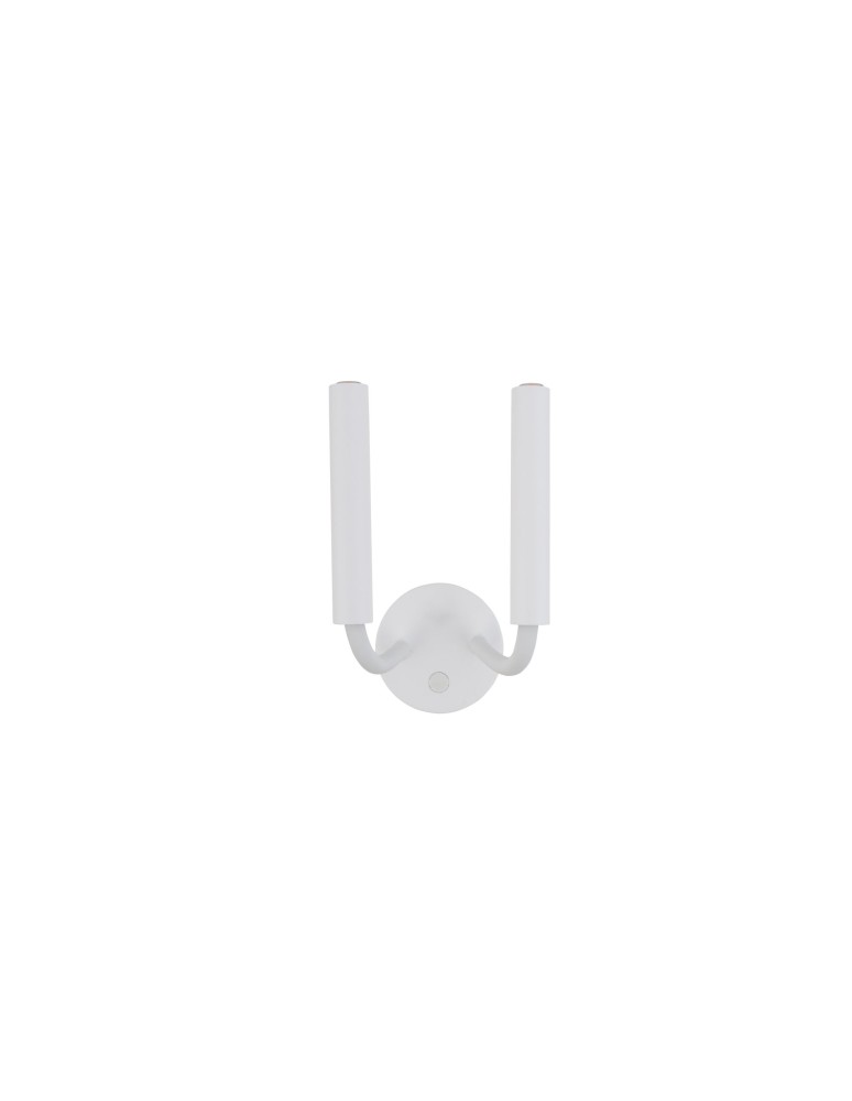 Modern wall lamps - Nowodvorski STALACTITE Wall lamp adjustable with switch Max power 2x10W only LED G9 White 8354 - product kolory-swiatla.pl 1