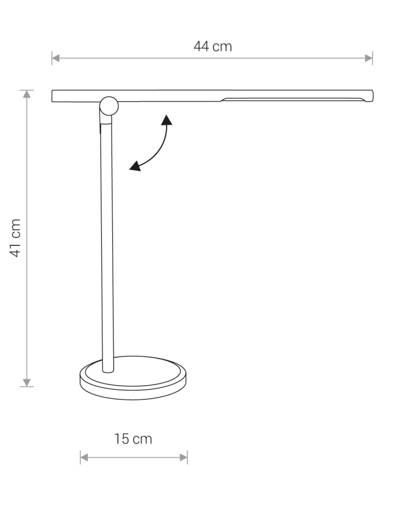 Desk lamps - Nowodvorski SMART LED Table Max power 8W LED Black 8358 - product kolory-swiatla.pl 6