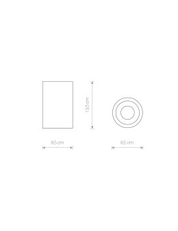 Nowodvorski ALPHA Spot Surface Max power 1x15W GU10 IP54 White 8362 - product 2