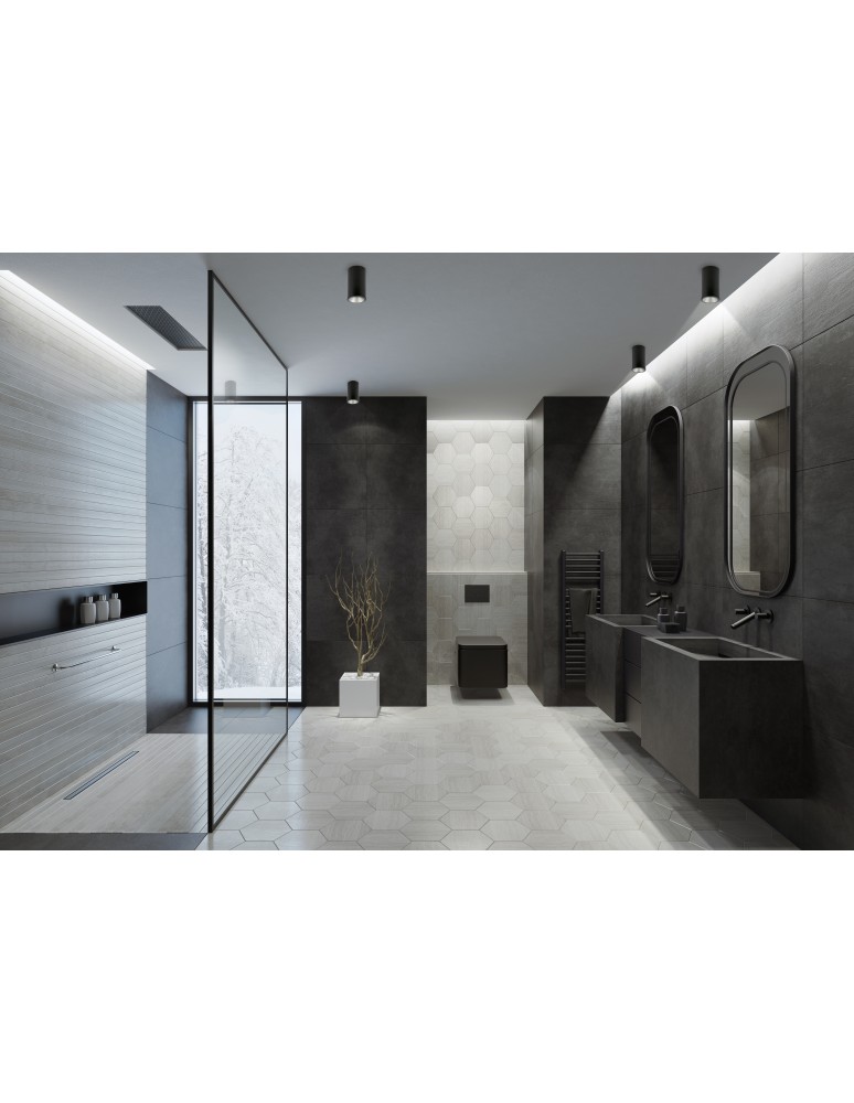 Hermetic ceiling luminaires - Nowodvorski ALPHA Spot Surface Max power 1x15W GU10 IP54 Black 8363 - product kolory-swiatla.pl 3