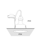 Flush-mounted hermetic lamps - Nowodvorski CHARLIE Spot Concealed Max power 1x15W GU10 IP54/20 White 8366 - product 4