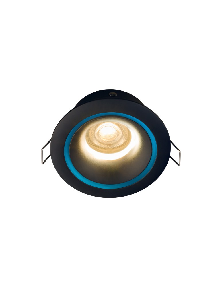 Flush-mounted hermetic lamps - Nowodvorski FOXTROT Spot Concealed Max power 1x15W GU10 IP54/20 Black 8374 - product kolory-swiatla.pl 3