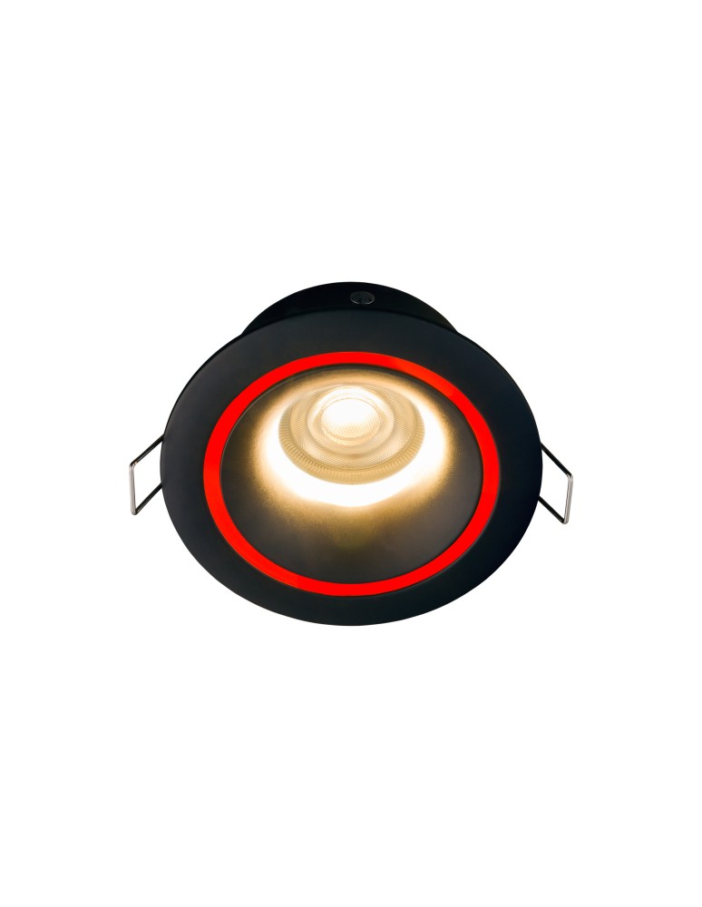 Flush-mounted hermetic lamps - Nowodvorski FOXTROT Spot Concealed Max power 1x15W GU10 IP54/20 Black 8374 - product kolory-swiatla.pl 4