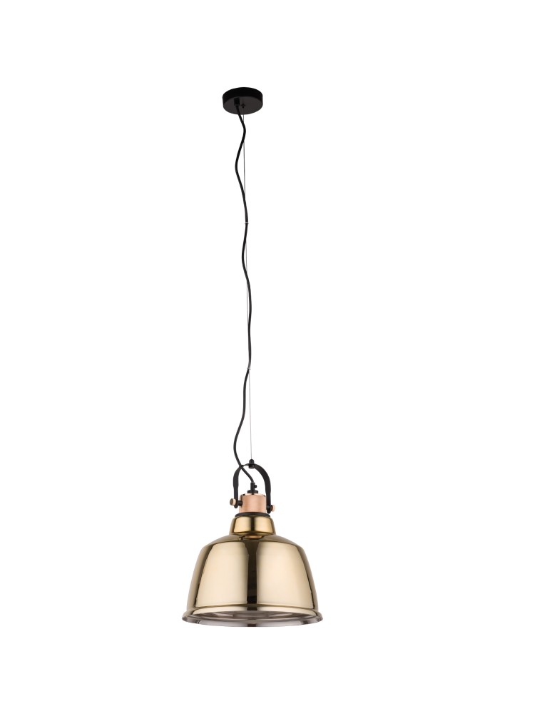 Pendant lamps - Nowodvorski AMALFI L Pendant Ceiling Max power 1x40W E27 Gold 8381 - product kolory-swiatla.pl 1