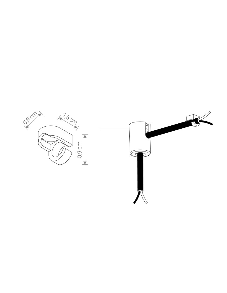Lighting system accessories - Nowodvorski CAMELEON MOUNTING B Customizable System CAMELEON Mounting Accessories Black 8393 - product kolory-swiatla.pl 2
