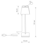 Portable garden lamps - Nowodvorski MAHE LED Outdoor Portable Max wattage 2.2W LED IP54 White 8397 - product 2