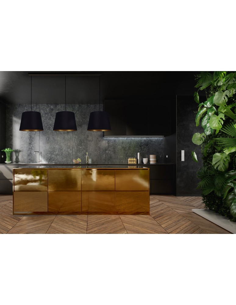 Lampshades of lighting systems - Nowodvorski CAMELEON CONE M Customizable System CAMELEONShades and Luminaires Black-Gold 8411 - product kolory-swiatla.pl 2
