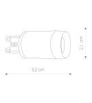 G9 230V LED bulbs - Nowodvorski BULB LENS LED, G9, 3W Light sources and accessories G9 Max wattage 3W LED 8447 - product 2