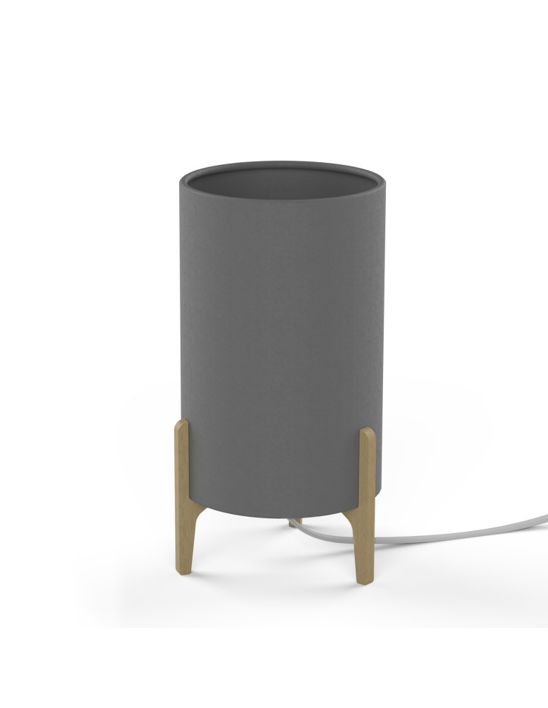 Table lamps with lampshade - Nowodvorski ROCKET Table Max power 1x40W E27 Grey 8448 - product kolory-swiatla.pl 1