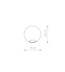 Lampshades of lighting systems - Nowodvorski CAMELEON SPHERE L Customizable System CAMELEON Shades and Fixtures Transparent 8528 - product 2