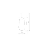 Lampshades of lighting systems - Nowodvorski CAMELEON PEAR L Customizable System CAMELEONDiffusers and Luminaires Transparent 8532 - product 2