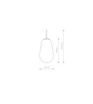 Lampshades of lighting systems - Nowodvorski CAMELEON PEAR M Customizable System CAMELEONShades and Luminaires Transparent 8533 - product 2