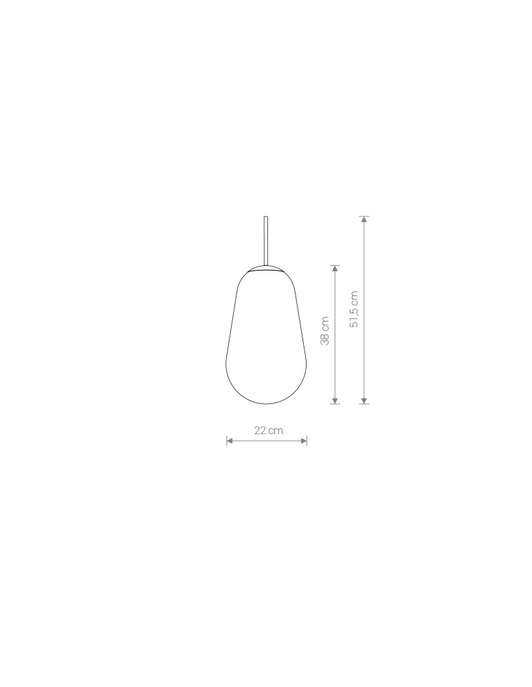 Nowodvorski CAMELEON PEAR M Customizable System CAMELEONShades and Luminaires Transparent 8533
