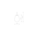 Lampshades of lighting systems - Nowodvorski CAMELEON PEAR S Customizable System CAMELEONDiffusers and Luminaires Transparent 8534 - product 2
