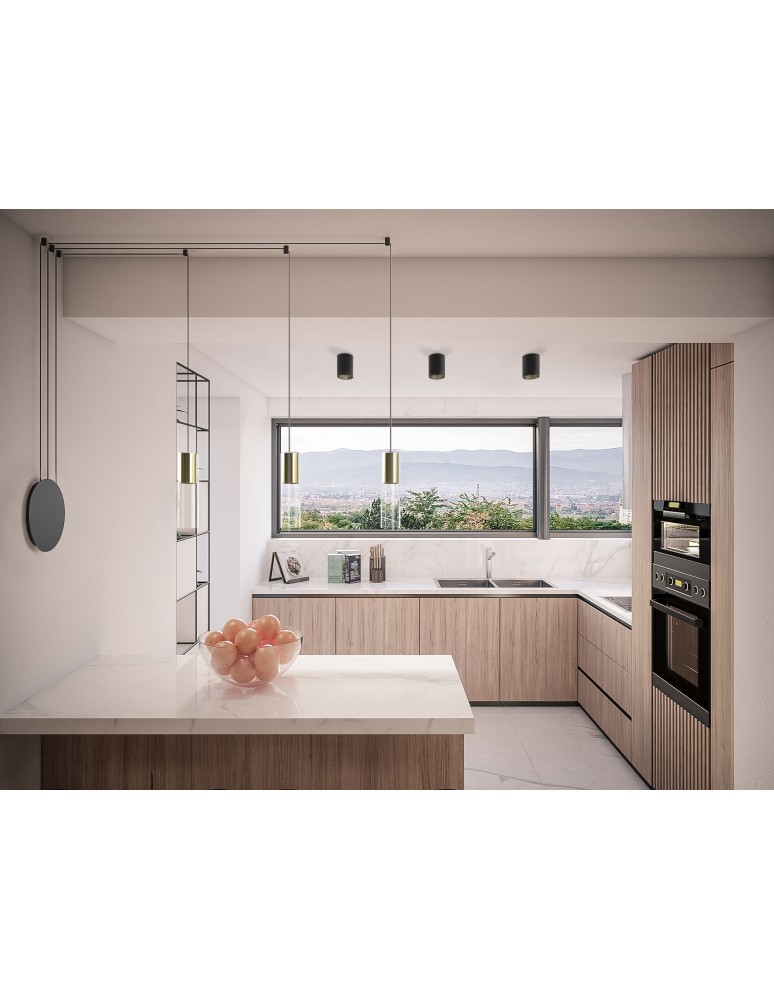 Lampshades of lighting systems - Nowodvorski CAMELEON CYLINDER M Customizable System CAMELEON Shades and Fixtures Transparent 8543 - product kolory-swiatla.pl 4
