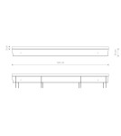 Headliners for lighting systems - Nowodvorski CAMELEON CANOPY C 1200 Configurable System CAMELEON Box Max power 40W White 8555 - product 2