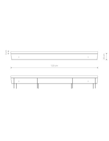 Nowodvorski CAMELEON CANOPY C 1200 Configurable System CAMELEON Box Max power 40W White 8555 - product 2