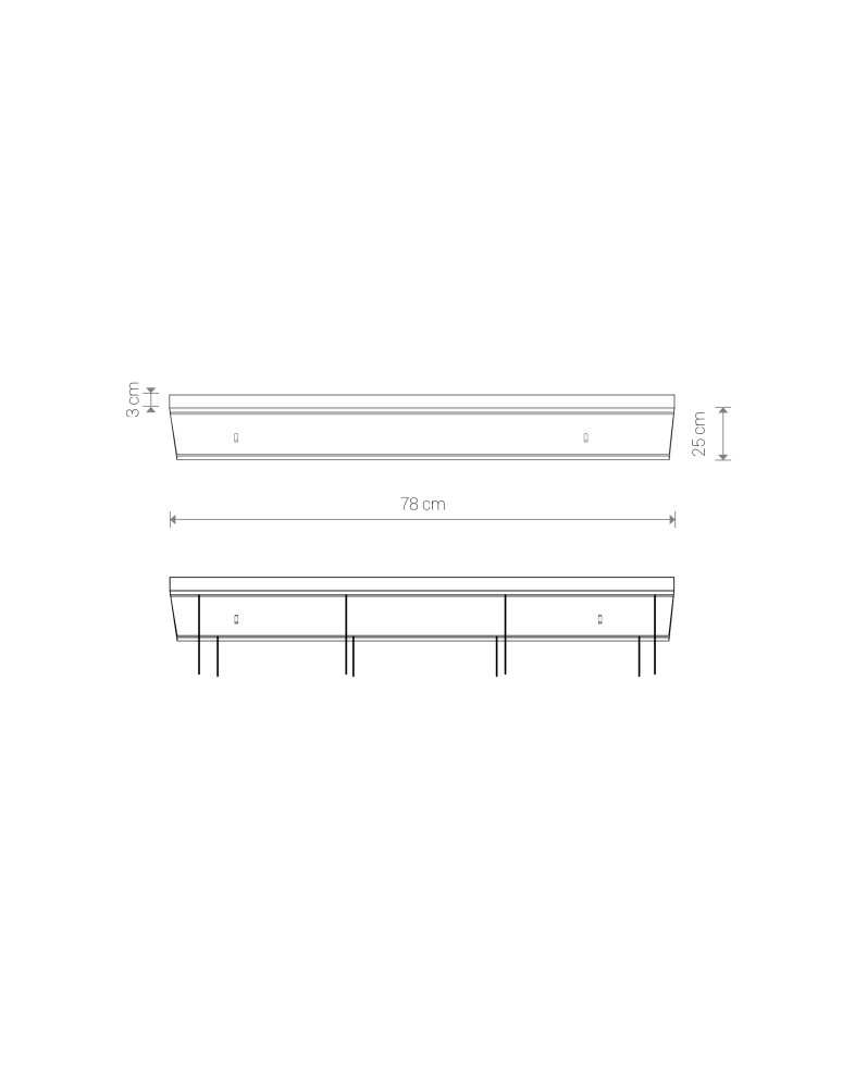 Headliners for lighting systems - Nowodvorski CAMELEON CANOPY C 780 Customizable System CAMELEON Box Max power 40W White 8557 - product kolory-swiatla.pl 2
