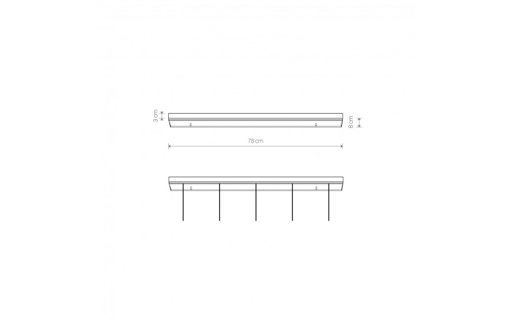 Nowodvorski CAMELEON CANOPY B 780 Puszka Systemu CAMELEON Czarny 8561