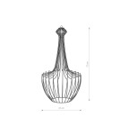 Lampshades of lighting systems - Nowodvorski CAMELEON LUKSOR S Customizable System CAMELEON Shades and Luminaires Black 8597 - product 2