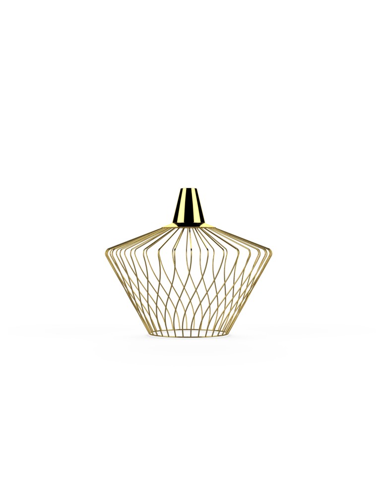Lampshades of lighting systems - Nowodvorski CAMELEON WAVE S Customizable System CAMELEON Shades and Fixtures Brass 8604 - product kolory-swiatla.pl 1