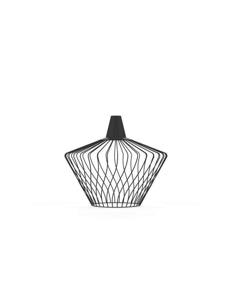 Lampshades of lighting systems - Nowodvorski CAMELEON WAVE S Customizable System CAMELEON Shades and Fixtures Black 8605 - product kolory-swiatla.pl 1