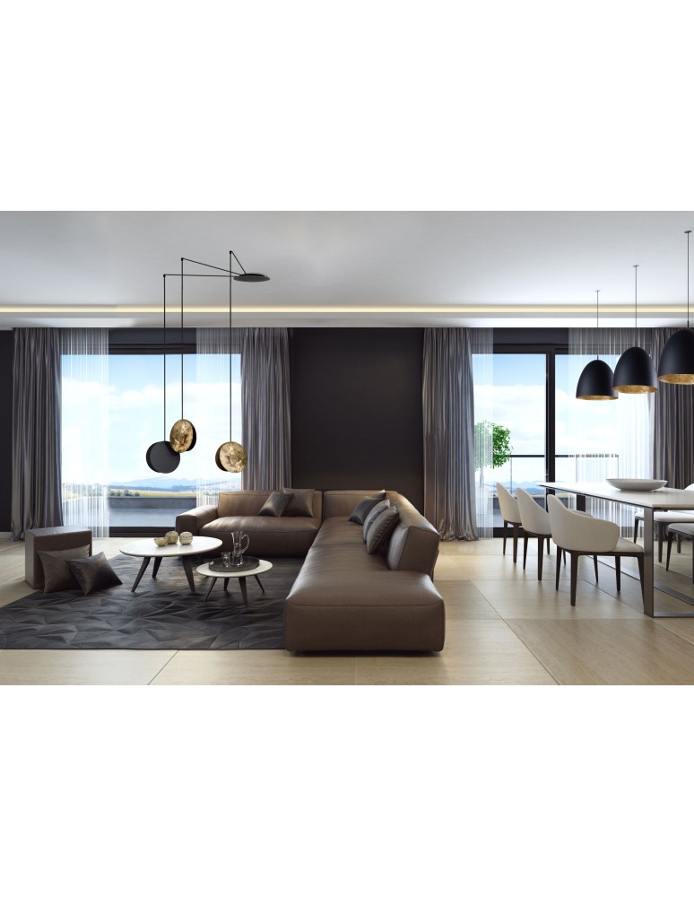 Lampshades of lighting systems - Nowodvorski CAMELEON EGG M Customizable System CAMELEON Shades and Fixtures Black 8607 - product kolory-swiatla.pl 2