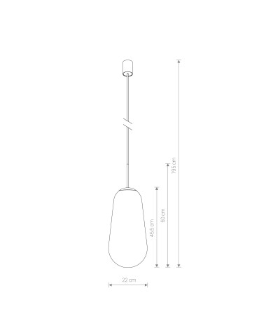 Nowodvorski PEAR L Wisząca 1xE27 Transparentny 8671 - produkt 2