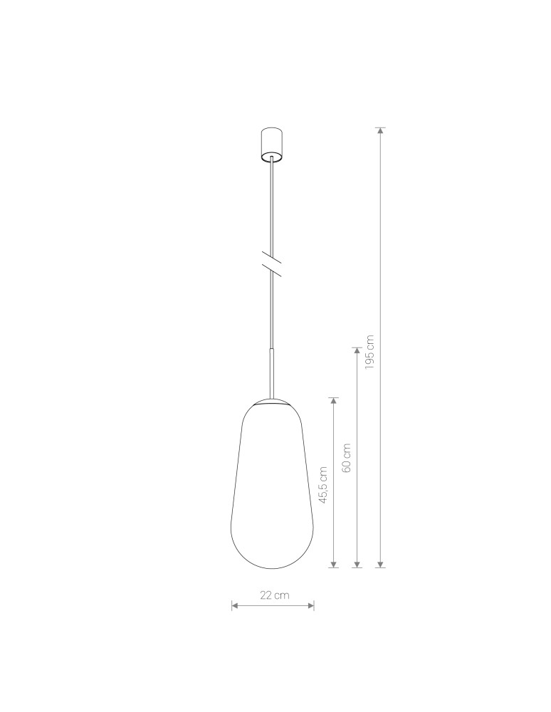 Pendant lamps - Nowodvorski PEAR L Pendant Ceiling Max power 40W E27 Transparent 8671 - product kolory-swiatla.pl 2