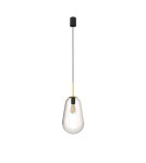 Pendant lamps - Nowodvorski PEAR M Pendant Ceiling Max power 40W E27 Transparent 8672 - product 1