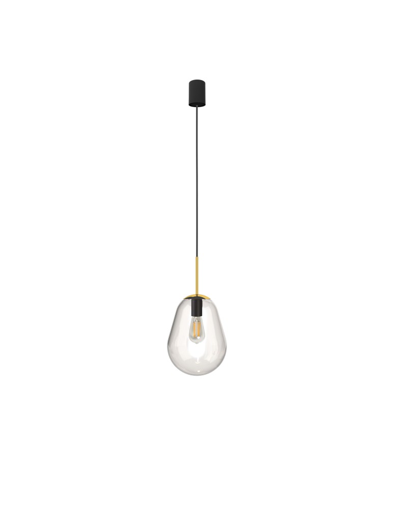 Pendant lamps - Nowodvorski PEAR S Ceiling Pendant Max power 40W E27 Transparent 8673 - product kolory-swiatla.pl 1
