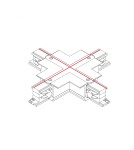 Accessories for 3 phase busbars - Nowodvorski CTLS RECESSED POWER X CONNECTOR Commercial lightingConfigurable systems Flush mount accessories Max power 16A, 3.7k - product 2